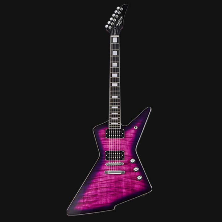 WestCreek Revenge Solid Body Electric Guitar, Heavy Metal Guitar, Right Handed, Alnico Humbucker Pickups, Rounded End Jumbo Frets, Bone nut, Rosewood Fretboard, Mahogany Body