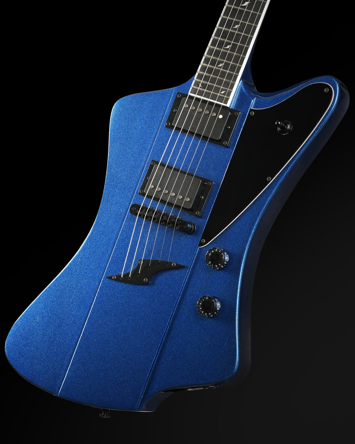 WestCreek Mirage Solid Body Electric Guitar, Mahogany Body, Maple Neck, Ebony Fretboard, Rounded End Frets, Bone Nut, 24 Frets