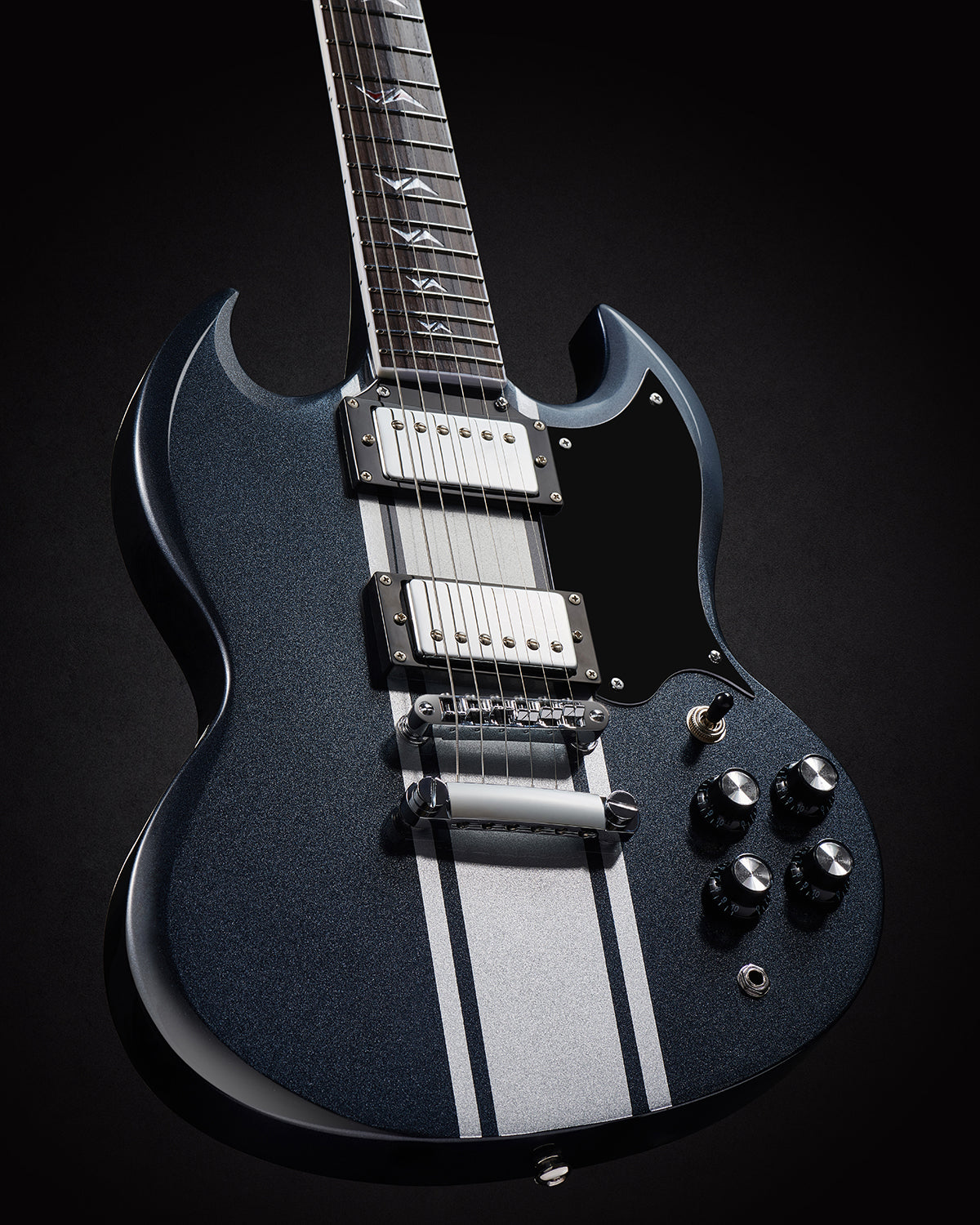 WestCreek RACER Solid Body Electric Guitar, Double Cut guitar, Rounded End Frets, Bone nut, Rosewood Fingerboard, Mahogany Body