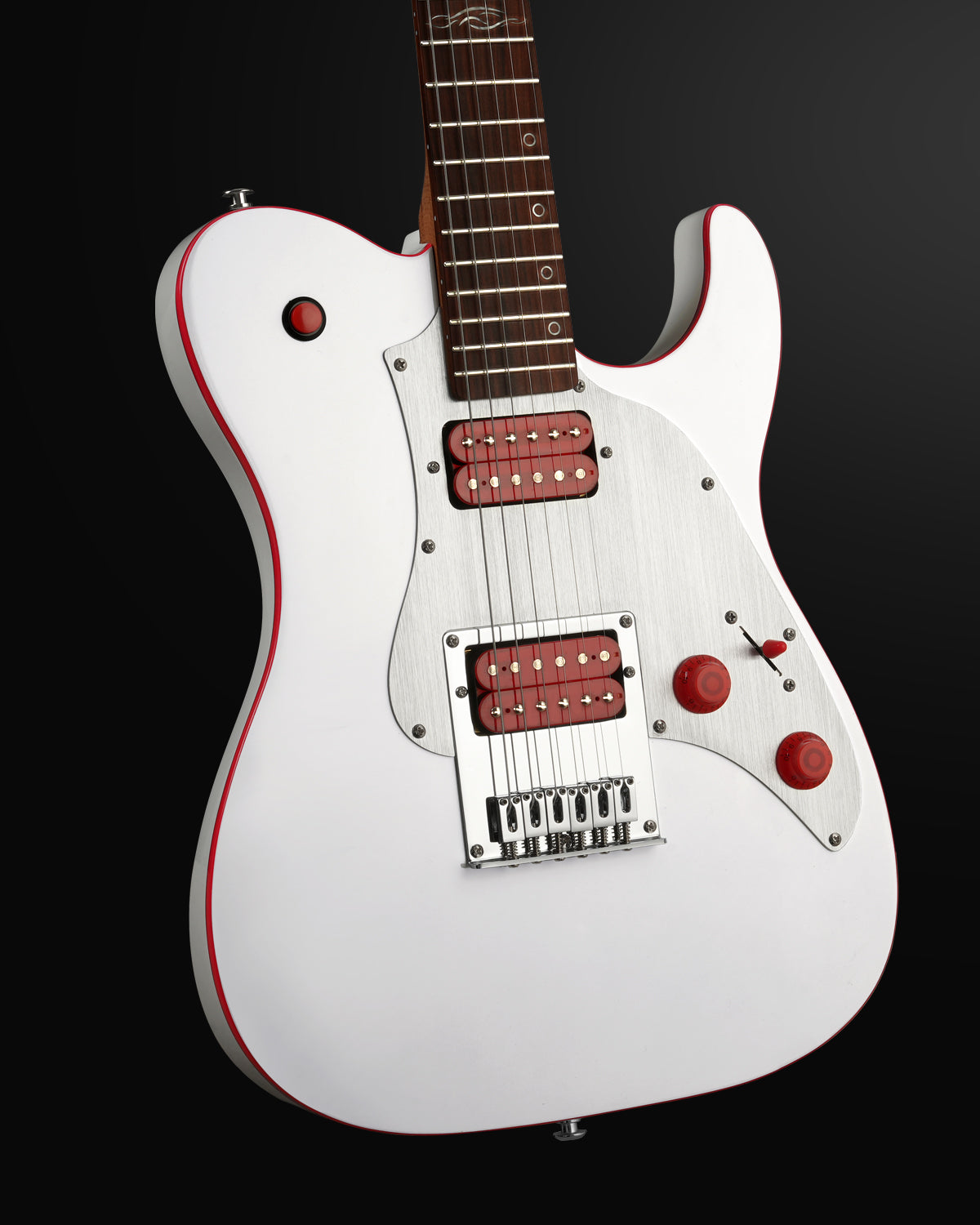 WestCreek TT-50KS Solid Body Electric Guitar, Mahogany Body, Maple Neck, Rosewood Fretboard, Rounded End Frets, Bone Nut, 22 Frets