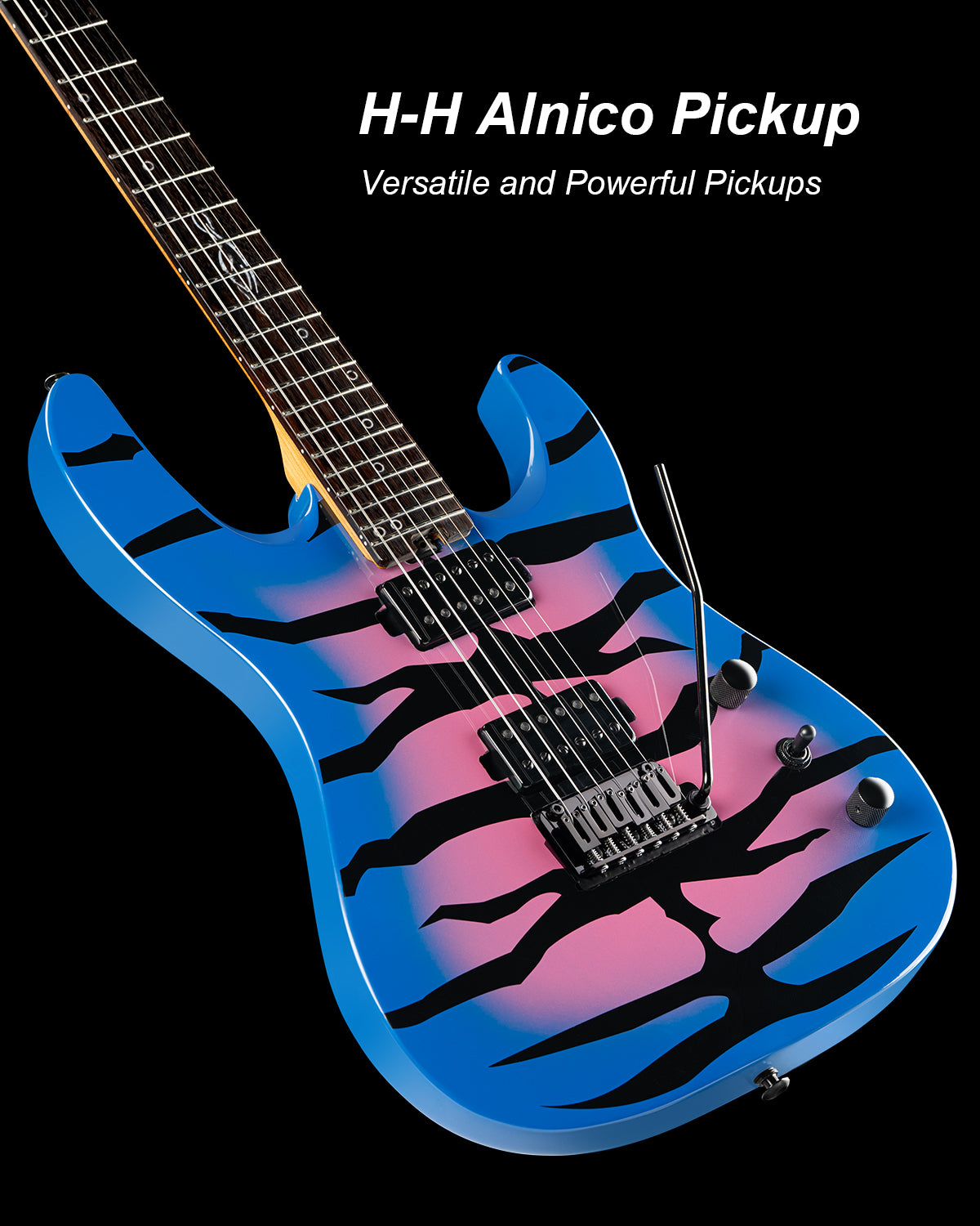 WestCreek Aetheris Solid Body Electric Guitar, Mahogany Body, Maple Neck, Rosewood Fretboard, Rounded End Frets, Bone Nut, 24 Frets