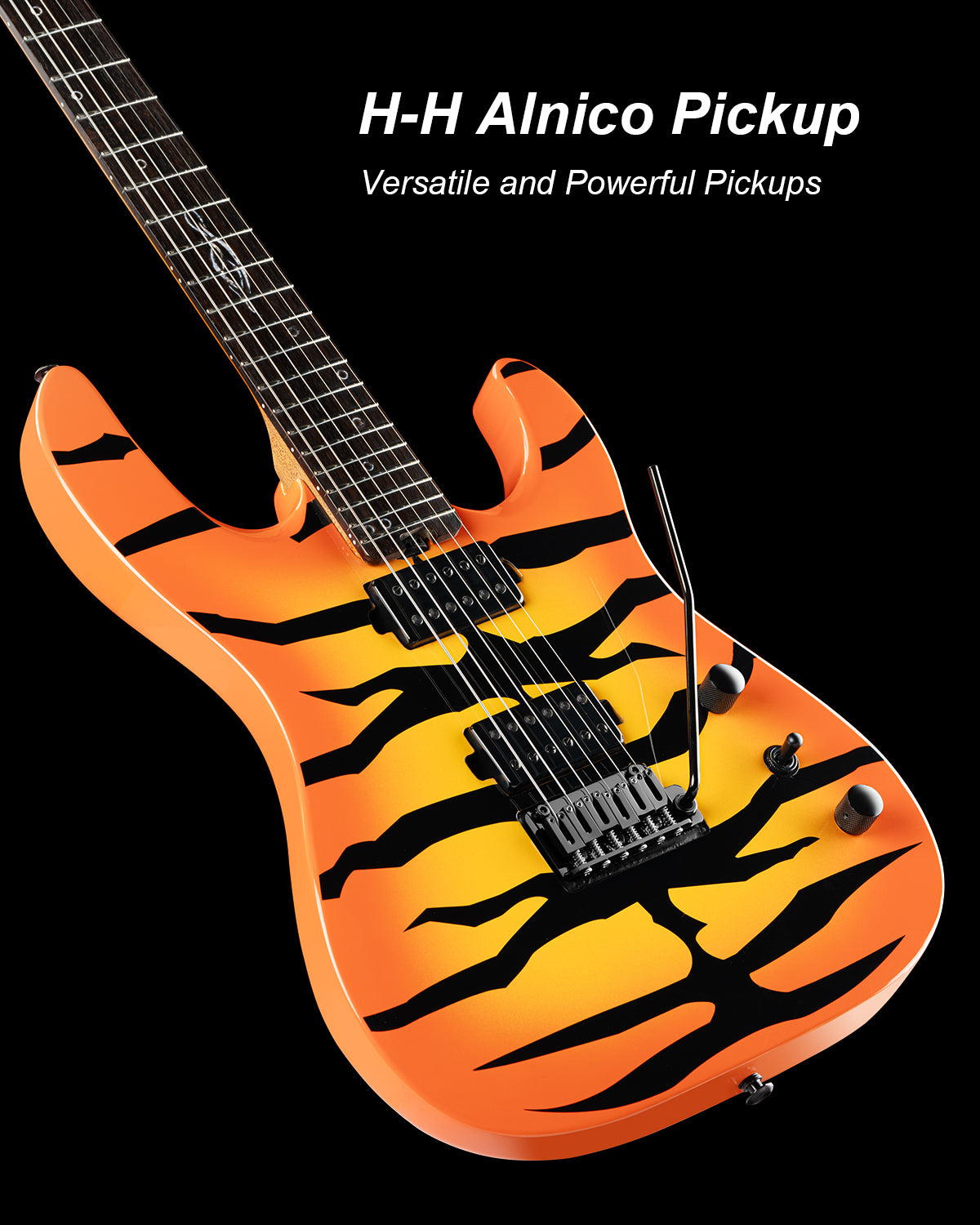WestCreek Aetheris Solid Body Electric Guitar, Mahogany Body, Maple Neck, Rosewood Fretboard, Rounded End Frets, Bone Nut, 24 Frets