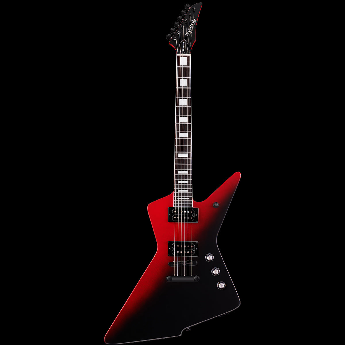 WestCreek Revenge Solid Body Electric Guitar, Heavy Metal Guitar, Right Handed, Alnico Humbucker Pickups, Rounded End Jumbo Frets, Bone nut, Rosewood Fretboard, Mahogany Body