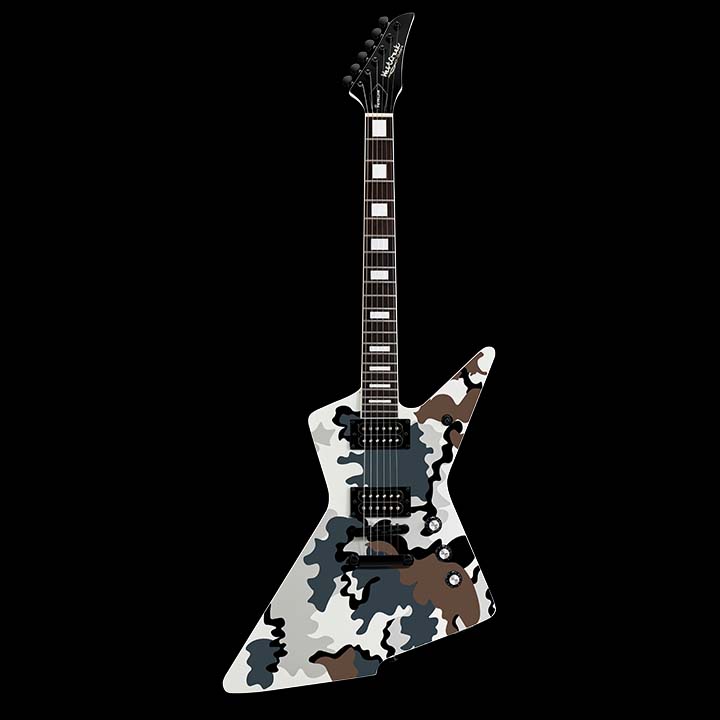 WestCreek Revenge Solid Body Electric Guitar, Heavy Metal Guitar, Right Handed, Alnico Humbucker Pickups, Rounded End Jumbo Frets, Bone nut, Rosewood Fretboard, Mahogany Body