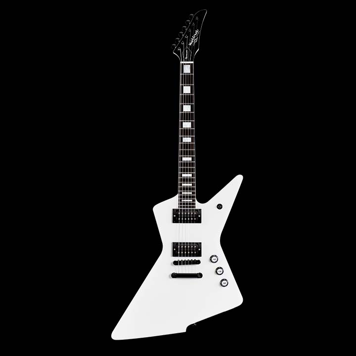 WestCreek Revenge Solid Body Electric Guitar, Heavy Metal Guitar, Right Handed, Alnico Humbucker Pickups, Rounded End Jumbo Frets, Bone nut, Rosewood Fretboard, Mahogany Body