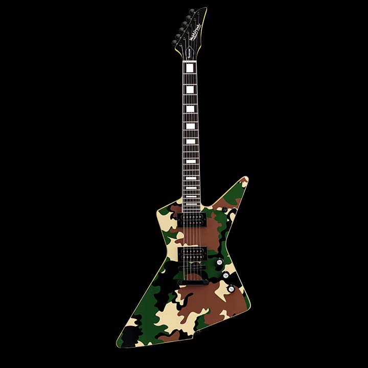 WestCreek Revenge Solid Body Electric Guitar, Heavy Metal Guitar, Right Handed, Alnico Humbucker Pickups, Rounded End Jumbo Frets, Bone nut, Rosewood Fretboard, Mahogany Body