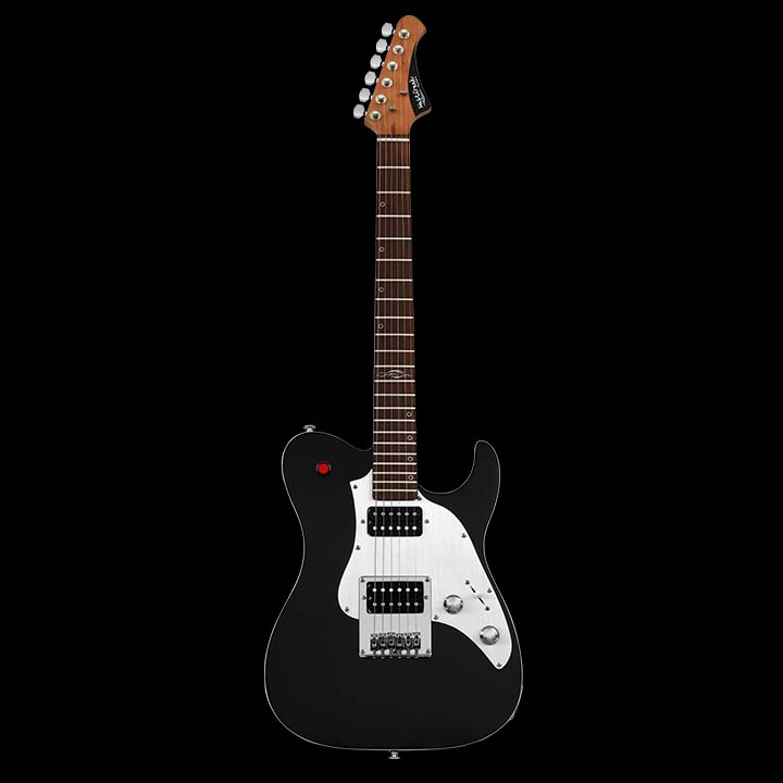 WestCreek TT-50KS Solid Body Electric Guitar, Mahogany Body, Maple Neck, Rosewood Fretboard, Rounded End Frets, Bone Nut, 22 Frets