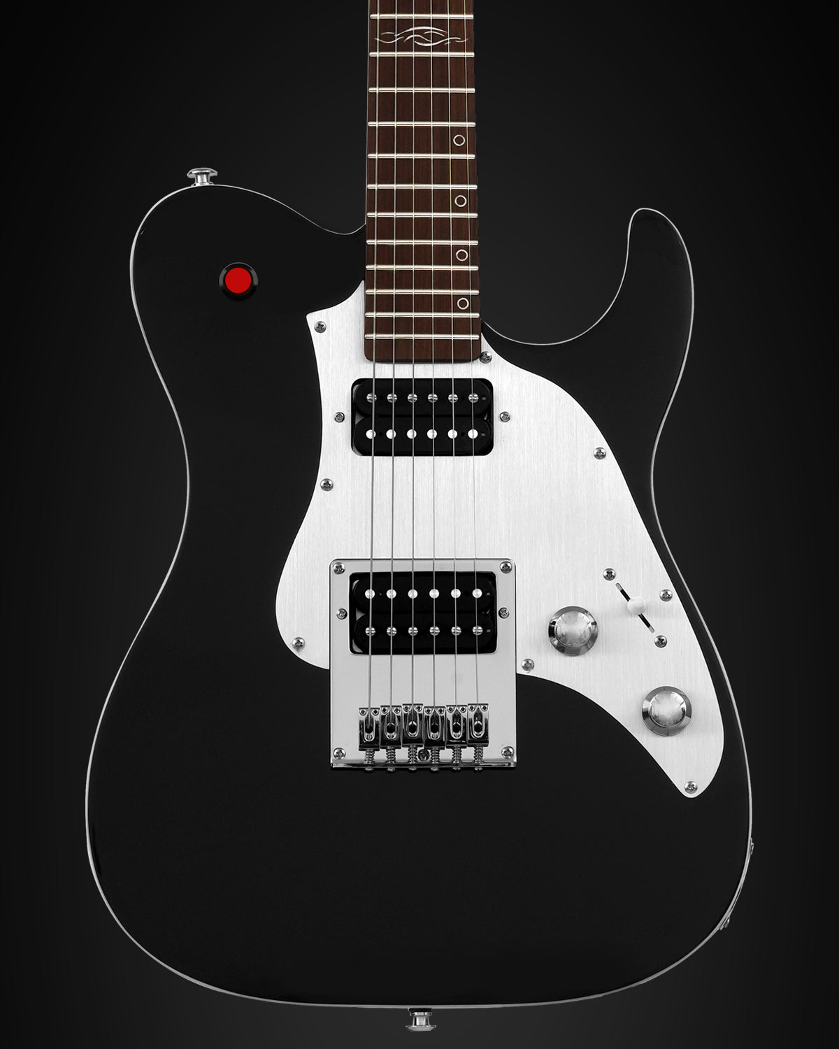 WestCreek TT-50KS Solid Body Electric Guitar, Mahogany Body, Maple Neck, Rosewood Fretboard, Rounded End Frets, Bone Nut, 22 Frets