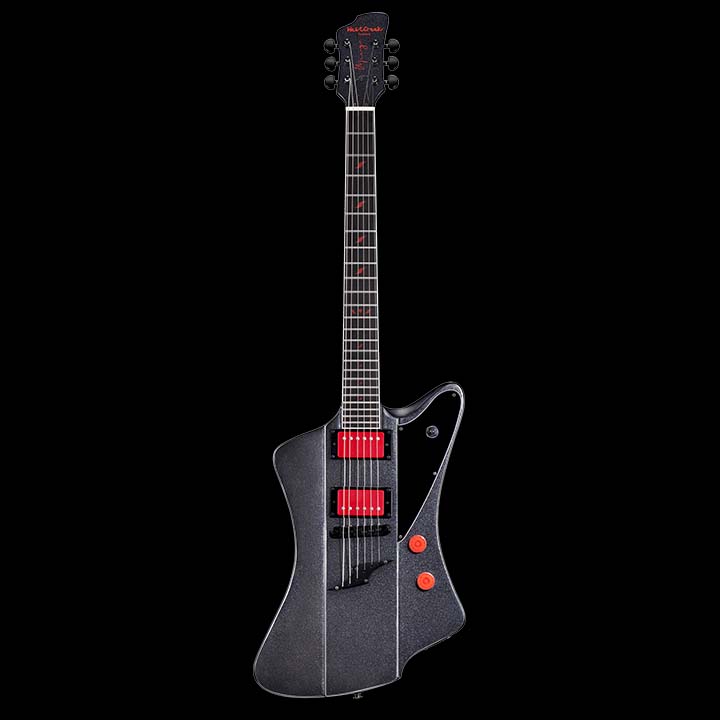 WestCreek Mirage Solid Body Electric Guitar, Mahogany Body, Maple Neck, Ebony Fretboard, Rounded End Frets, Bone Nut, 24 Frets