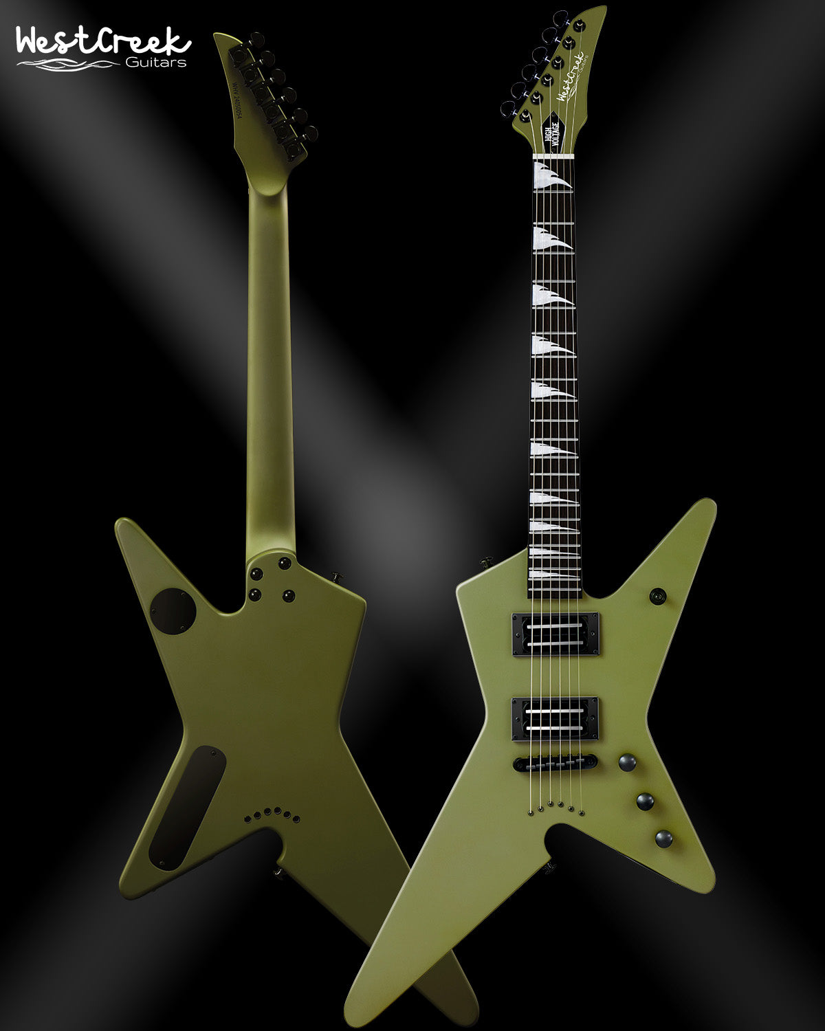 WestCreek Guitars HIGH VOLTAGE（HV）Heavy Metal Solid Body Electric Guitar