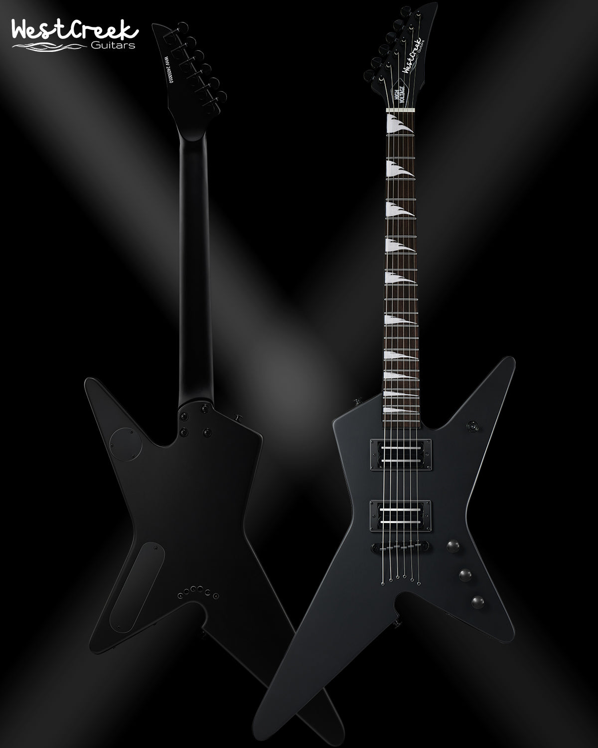 WestCreek Guitars HIGH VOLTAGE（HV）Heavy Metal Solid Body Electric Guitar