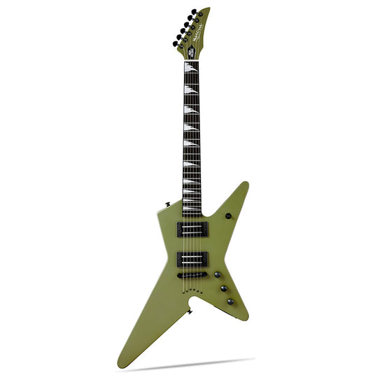 WestCreek Guitars HIGH VOLTAGE（HV）Heavy Metal Solid Body Electric Guitar (Green)