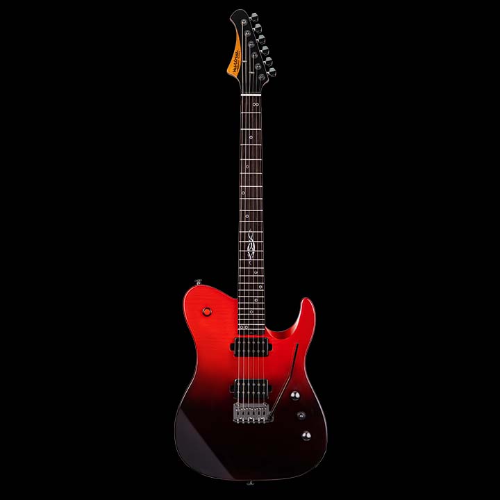 WestCreek Helyx Solid Body Electric Guitar, Mahogany Body, Maple