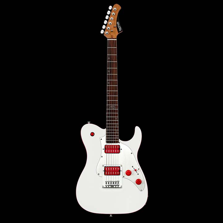WestCreek TT-50KS Solid Body Electric Guitar, Mahogany Body, Maple Neck, Rosewood Fretboard, Rounded End Frets, Bone Nut, 22 Frets