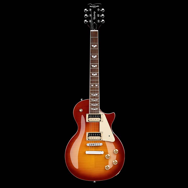 WestCreek Underdog Solid Body Electric Guitar, Mahogany Body, Maple Neck, Rosewood Fretboard, Rounded End Frets, Bone Nut, 22 Frets
